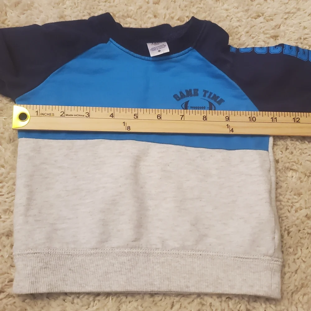 5 For $25 Carter's Long Sleeve Sweatshirt‎ Gametime Size 12 Months